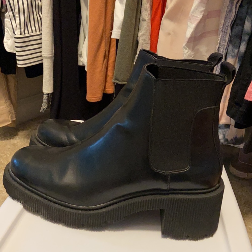 ZARA combat boots ankle boots platform boots